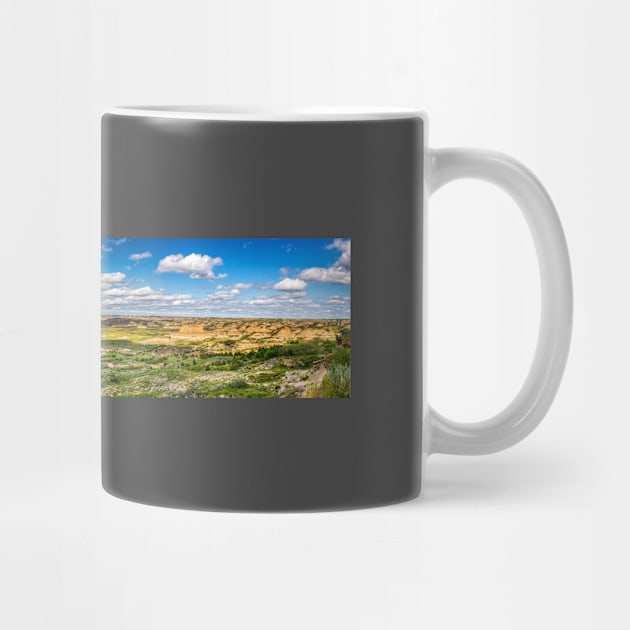 Painted Canyon Overlook North Dakota by Gestalt Imagery